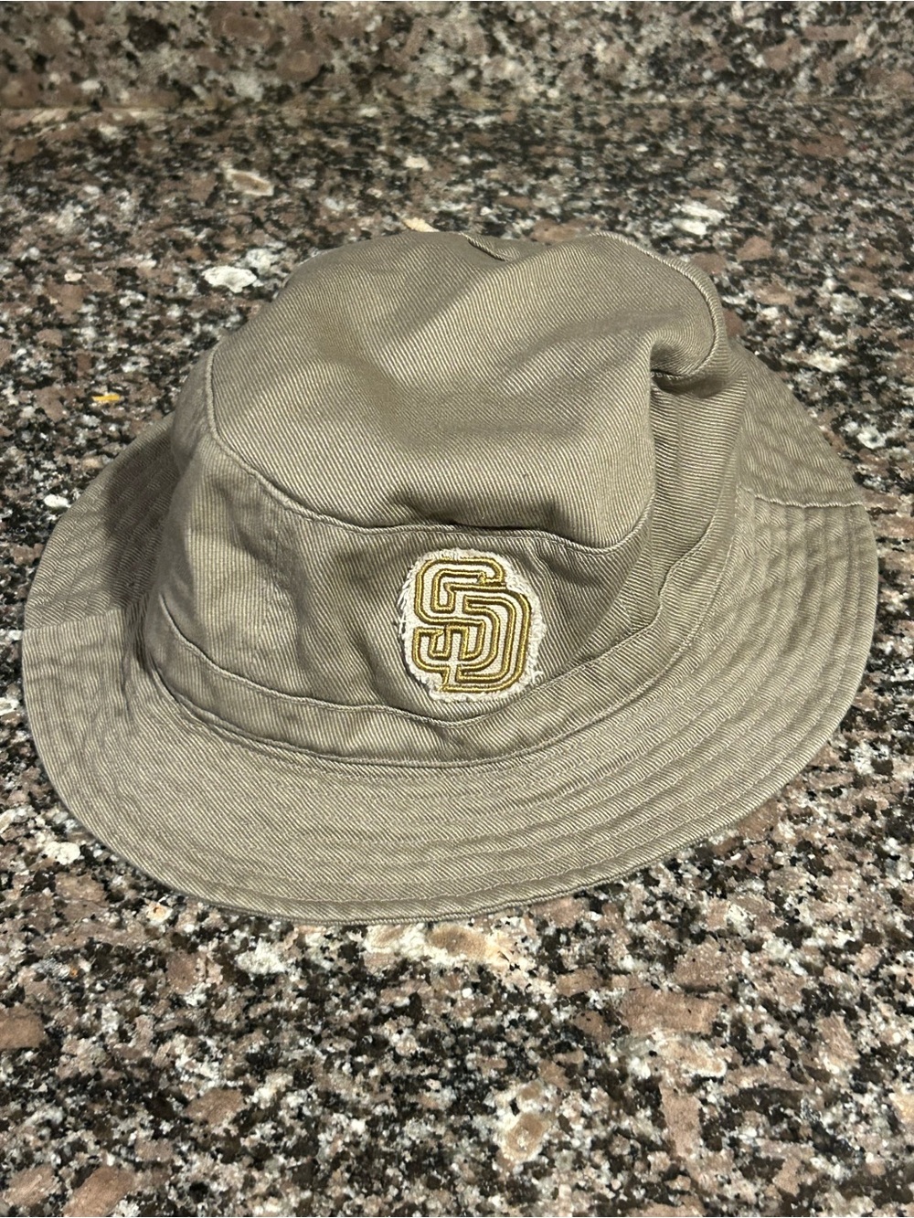 San Diego Padres Beige SD Logo Toyota Khaki Bucket Hat Giveaway SGA MLB